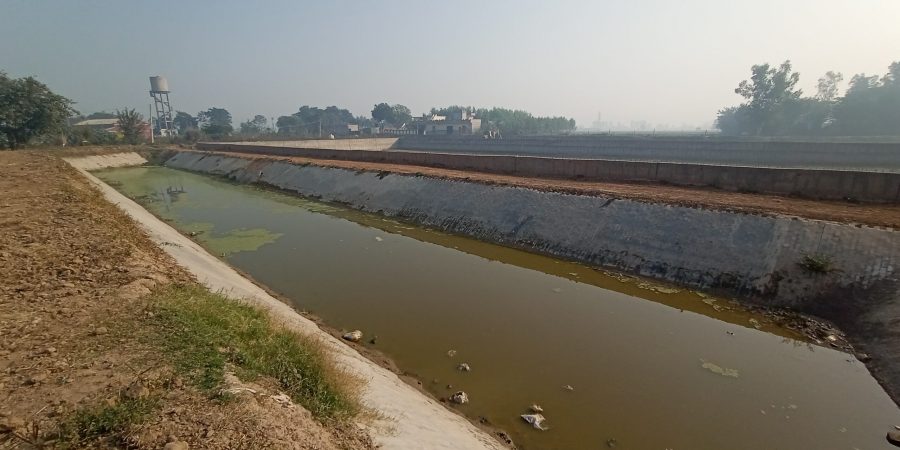 rainwater harvesting pond